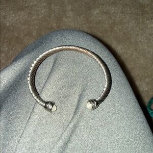 Silver Twisted Cable Bracelet